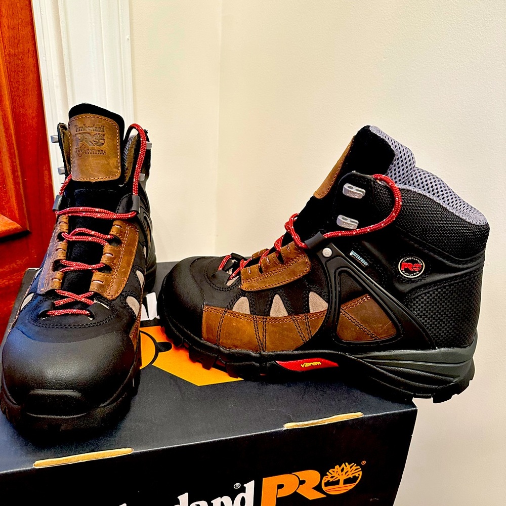 Brand new never worn Steel Toe Timberland Boots!
